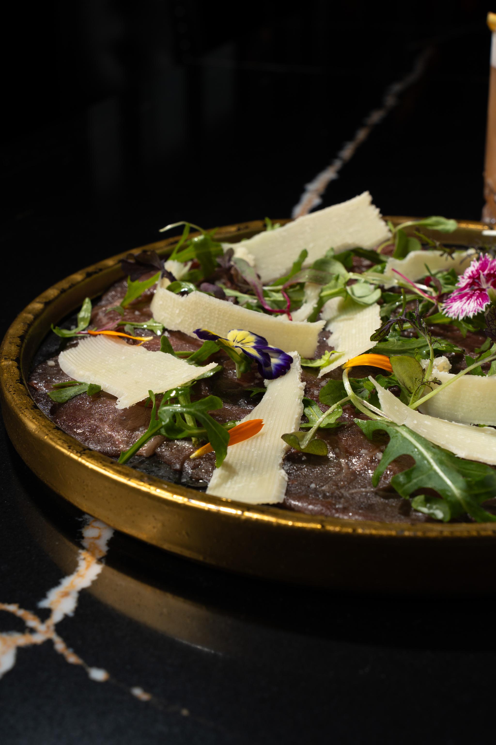 Carpaccio de boeuf AAA et dijonnaise